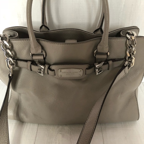Michael Kors Collection Handbags - Michael Kors Dove Grey Satchel